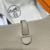 HERMES TPM Mini Evelyn Clemence 10 /Craie&1Z/Jaune Poussin SilverHardware