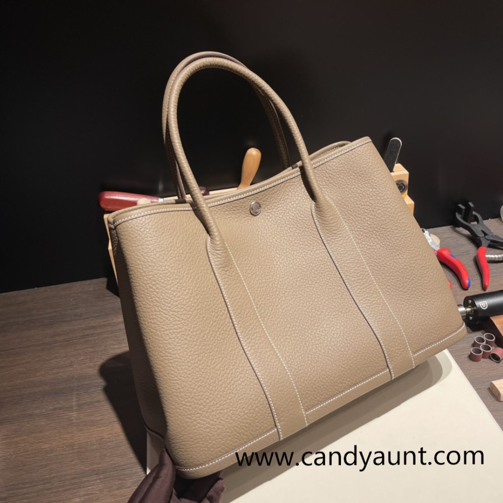  Garden PartyTPM 18/Étoupe Grey (Étoupe)   Full Handmade