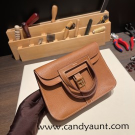 22cm Halzan  Barenia Barenia   Silver Hardware  Full Handmade