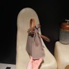 hebag 31 2WAY Herbag Zip 31 Twill Ash Canvas Material  Étoupe Grey  Full Handmade