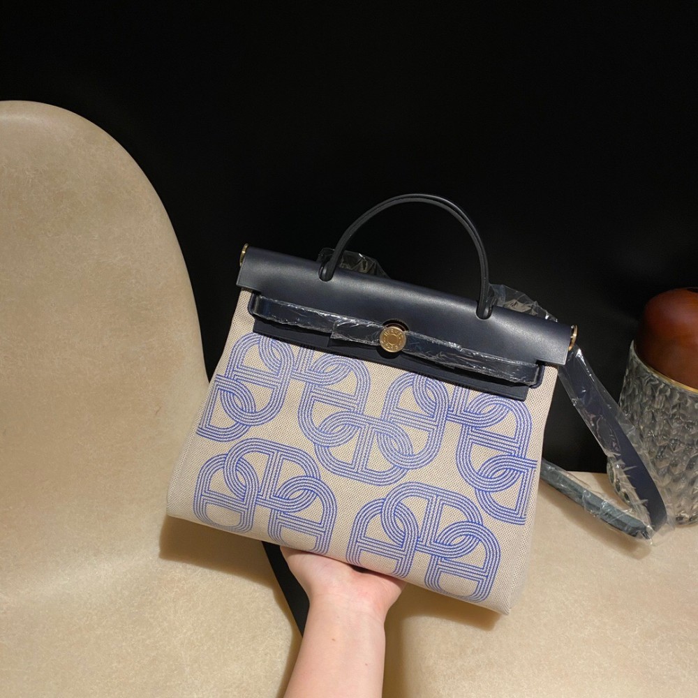 hebag 31 2WAY Herbag Zip 31 Twill Ash Canvas Material  Full Handmade