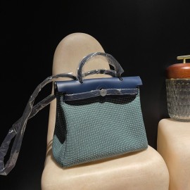 hebag 31 2WAY Herbag Zip 31 Twill Ash Canvas Material  Full Handmade