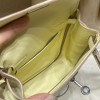 kelly ケリー ダブルショルダーバッグ 【2024 年春夏新色】Kelly jump スイフト swift I8 Jaune Milton ジョーヌミルトン シルバー金具  ダブルショルダーバッグ 