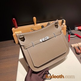 Jypsiere 28  Clemence 18/Étoupe Grey (Étoupe)   Silver Hardware  Full Handmade