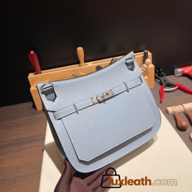 Jypsiere 28  Clemence J7/Blue Lin   Silver Hardware Full Handmade