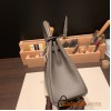 Hermes Kelly 25cm togo 8F /Etain Silver Hardware Full Handmade 018