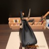 Hermes Kelly 25cm togo 89 /Black Gold Hardware Full Handmade 020