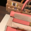 Hermes Kelly 25cm togo K4/ Rose d’ete Gold Hardware Full Handmade 031