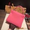 Hermes Kelly 25cm swift U5 /Rose Lipstick Gold Hardware Full Handmade 045