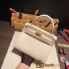 Hermes Kelly 25cm swift I2/ Nata Gold Hardware Full Handmade 046