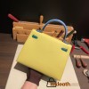 Hermes Kelly 25cm sellier Epsom Silver Hardware Full Handmade 051