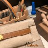 Hermes Kelly 25cm sellier Epsom touch S2 /Trench& ck37/ Gold Gold Hardware Full Handmade 056