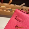 Hermes Kelly 25cm sellier Epsom U5 /Rose Lipstick Gold Hardware Full Handmade 078