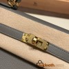 Hermes Kelly 25cm sellier  Epsom 8F /Etain Gold Hardware  Full Handmade 084