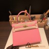 Hermes Kelly 25cm sellier Epsom Gold Hardware Full Handmade 092