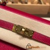 Hermes Kelly 25cm sellier Epsom B5 /Ruby Gold Hardware Full Handmade 093