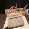 Hermes Kelly 25cm togo 81 / Gris Tourterelle Rosegold Hardware Full Handmade 119