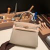 Hermes Kelly 25cm togo 81 / Gris Tourterelle Rosegold Hardware Full Handmade 119