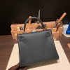 Hermes Kelly 25cm togo 6O /Vert Cypres Gold Hardware Full Handmade 124