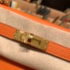 25cm Togo kelly 25cm togo  93 /Orange Gold Hardware Full Handmade
