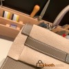 Hermes Kelly 28CM Epsom 18 /Étoupe Grey SilverHardware  FullHandmade 018