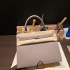 Hermes Kelly 28CM Epsom M8/Gris Asphalt  SilverHardware  FullHandmade 025