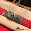 Hermes Kelly 28CM Epsom S3/Rouge Cœur SilverHardware  FullHandmade 031