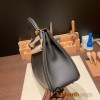 Hermes Kelly 32cm black Gold Hardware 89 /Black (Noir) Full Handmade