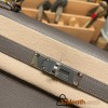 Hermes Kelly 32cm 8F/Etain togo Silver Hardware Full Handmade