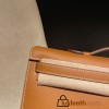 Epsom 37 /Gold   kellycut-002 Full Handmade  HERMES  Kelly Cut 