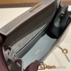 Hermes Kelly danse Lizard 8F /Etain Gold Hardware