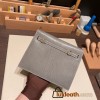 Hermes Kelly danse Lizard 8M /Paris Grey  Gold Hardware