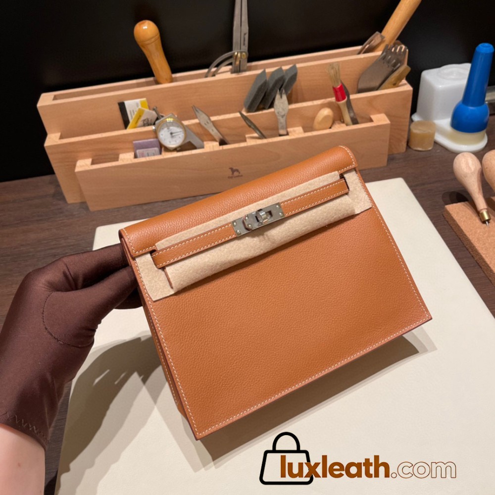 Hermes Kelly danse evercolor ck37 /Gold Gold Hardware