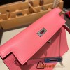 Hermes Kelly danse evercolor K4/Rose d’ete Silver Hardware