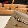 Hermes Kelly danse evercolor 8C /Elephant Grey Gold Hardware