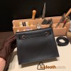 Hermes Kelly danse swift 89 /Black (Noir) Silver Hardware