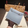 Hermes Kelly danse Evercolor J7 /Blue Lin Gold Hardware