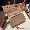 Hermes Kelly danse Evercolor D0 /Beige de Weimar Silver Hardware