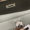 Hermes Kelly danse Evercolor 63/Vert Amande Silver Hardware