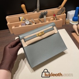 Hermes Kelly danse Evercolor63/Vert Amande Gold Hardware