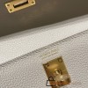 Hermes Kelly danse Evercolor80 /Pearl Grey Gold Hardware
