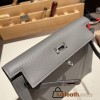 Hermes Kelly danse Evercolor 0L/ Gris Meyer Gold Hardware