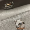 Hermes Kelly danse Evercolor 0L/ Gris Meyer Gold Hardware