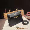 Hermes Kelly danse Evercolor 89 /Black Gold Hardware