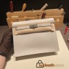 Hermes Kelly danse Evercolor 80 /Pearl Grey Silver Hardware