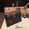 Hermes Kelly danse Evercolor 89 /Black Gold Hardware