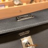 Hermes Kelly danse swift 89 /Black Silver Hardware