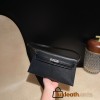 89/Black (Noir)  kellyelan-001 Full Handmade HERMES Kelly Elan  Chevre 