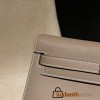 Madame  18/Étoupe Grey kellyelan-003 Full Handmade HERMES Kelly Elan  