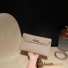 81/Gris Tourterelle  kellyelan-006 Full Handmade HERMES Kelly Elan  